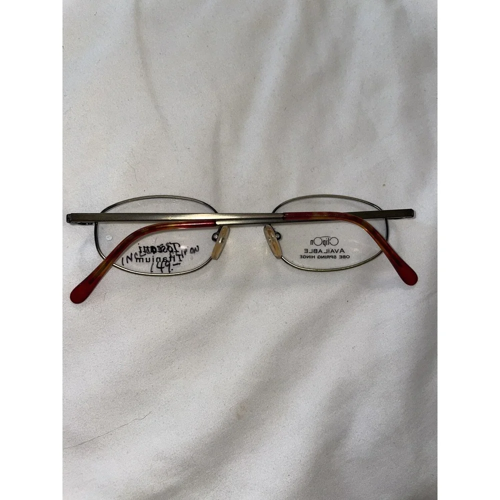 *Rare* Toscani Italy T2004 Gold 49-21-145  Ant Gold Full Rim Eyeglasses Frame